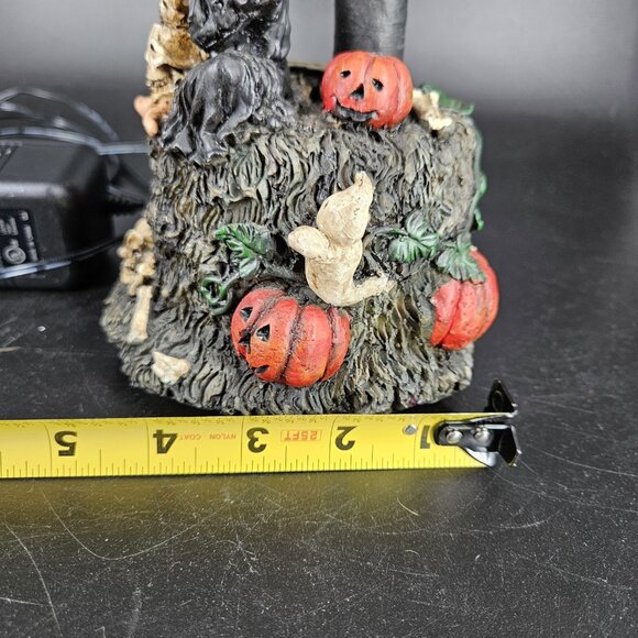 Halloween Light Up Boo Tree Figurine Witch Pumpkin Ghosts Sound Motion 19" WORKS - Picture 16 of 16
